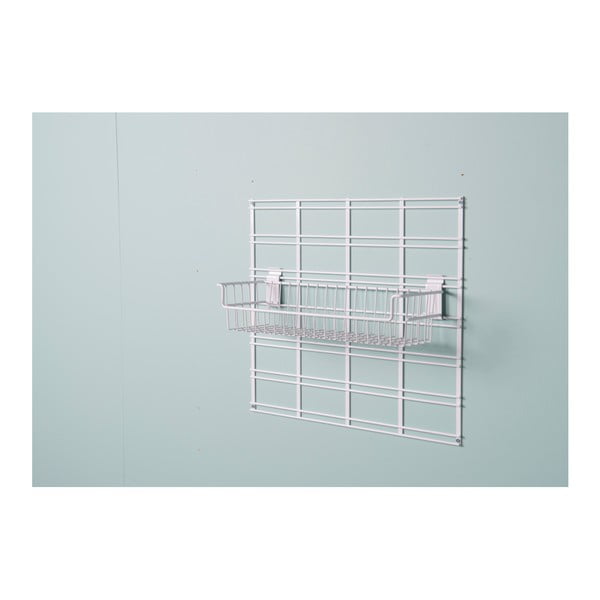 Cutie depozitare suspendată Compactor Merho, 46 x 16,7 x 13 cm, alb