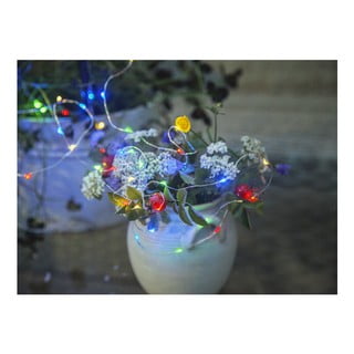 Șirag luminos solar de exterior LED Star Trading Dew Drop, 50 becuri, lungime 5 m