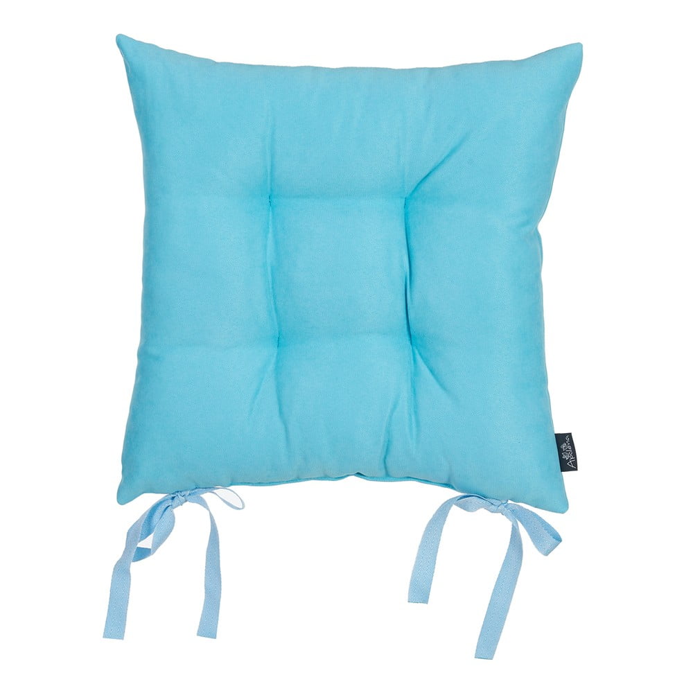 Pernă pentru scaun Apolena Honey Chair Pad Plain Collection, 43 x 43 cm, albastru deschis
