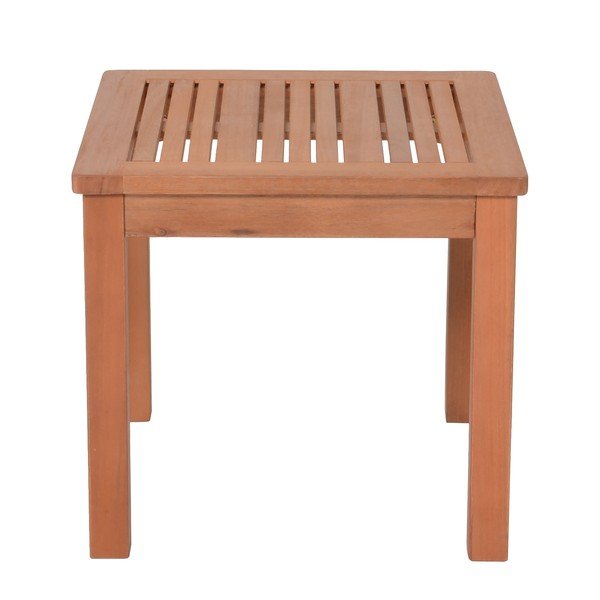 Masă auxiliară de grădină din lemn de eucalipt 44x44 cm Tucson – Garden Pleasure-image-1