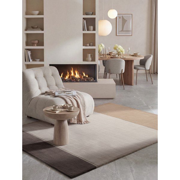 Covor maro/crem din lână 120x170 cm Quentin – Villeroy&Boch-image-2