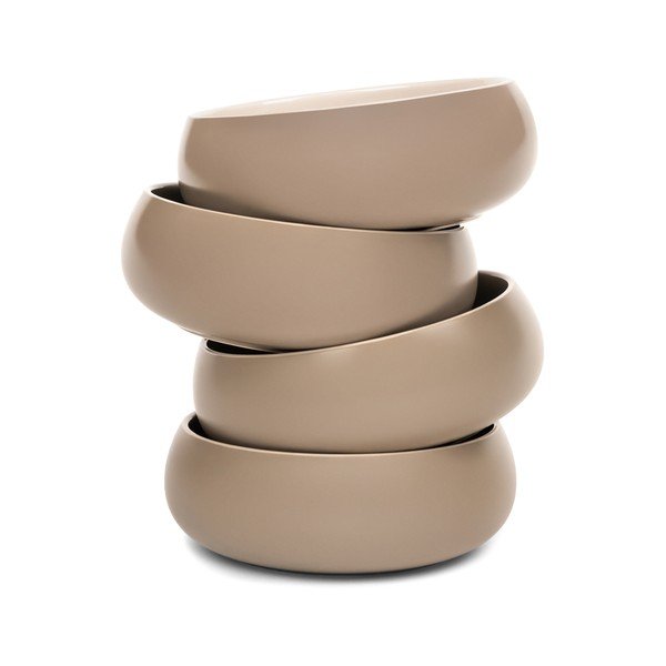 Boluri mici bej 4 buc. pentru supă/pentru ramen din gresie 1 l Terra Vira – Bonami Selection-image-2