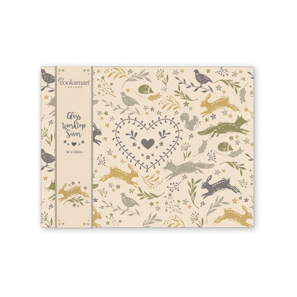 Suport din sticlă pentru vase fierbinţi Cooksmart Woodland, 30 x 40 cm-image-1