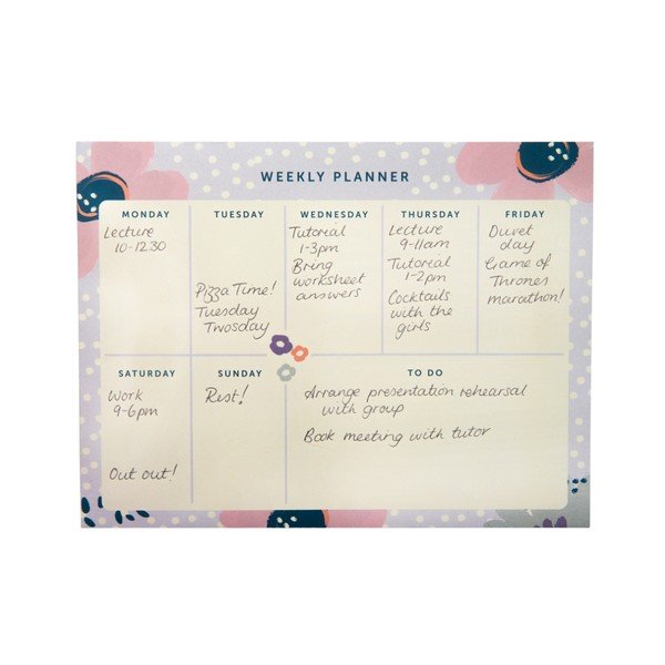Planificator săptămânal Busy B Planner Pretty/Floral, 60 pag.-image-4
