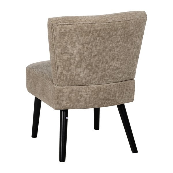 Fotoliu bej cu tapițerie din chenille – Ixia-image-3