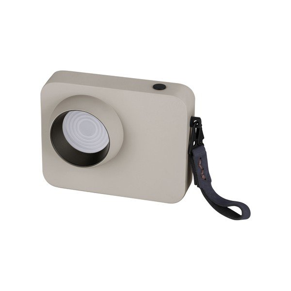 Veioză bej LED cu intensitate reglabilă din metal (înălțime 11 cm) Kedros – Nova Luce