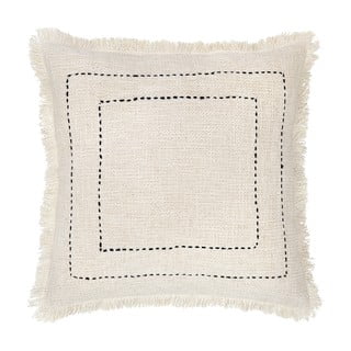 Față de pernă decorativă din bumbac Westwing Collection Edvin, 45 x 45 cm, bej