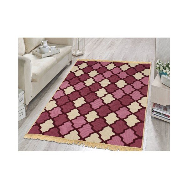 Covor Ya Rugs Claret, 120 x 180 cm, violet - bej-image-1