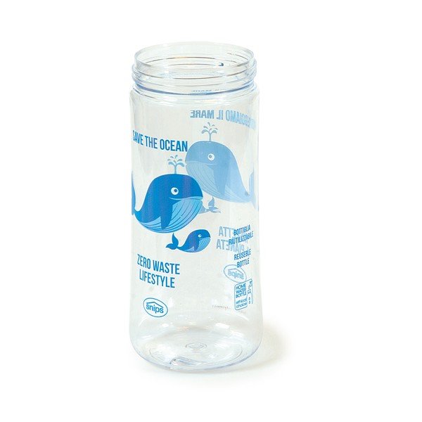 Sticlă de apă Snips Whale, 500 ml, albastru-image-2