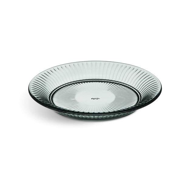 Farfurie din sticlă Kähler Design Hammershoi Glassplate, ⌀ 22 cm, verde