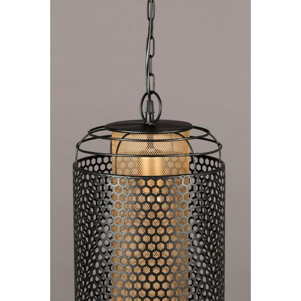 Lustră neagră cu abajur din metal ø 25.5 cm Archer - Dutchbone-image-3