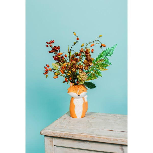 Ghiveci din piatră pictat manual ø 10 cm Finley Fox – Sass & Belle-image-1