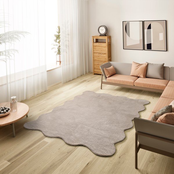 Covor taupe lavabil 120x170 cm Mellow – Universal-image-1