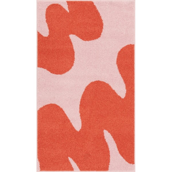 Covor pentru copii roșu-roz 80x150 cm Hugsy Coral – FD