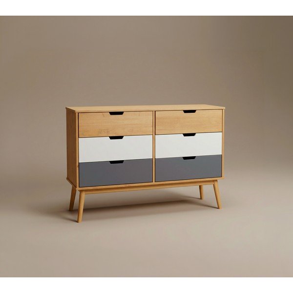 Comodă din lemn masiv de pin Marckeric Cusco, lățime 120 cm-image-2