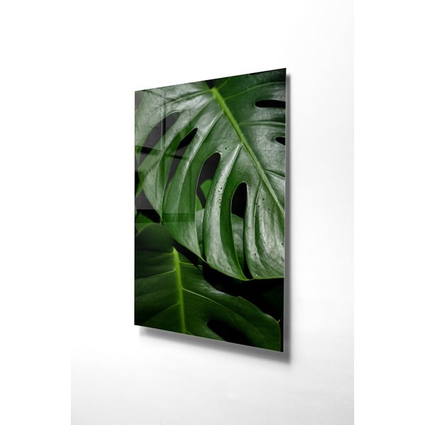 Tablou din sticlă 70x100 cm Monstera – Wallity-image-3