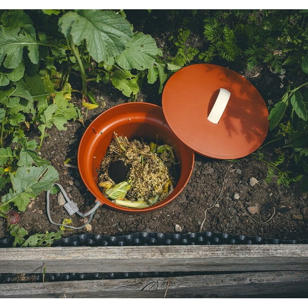 Coș pentru compost teracotă – Plastia-image-1