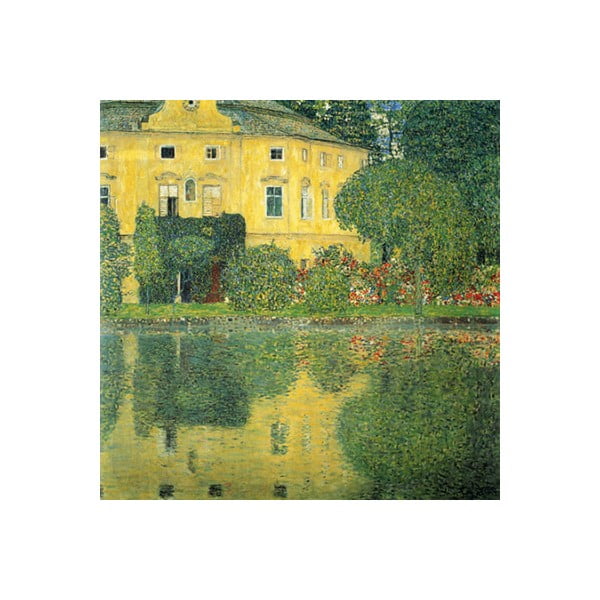 Reproducere tablou Gustav Klimt - Castle at the Lake, 60 x 60 cm