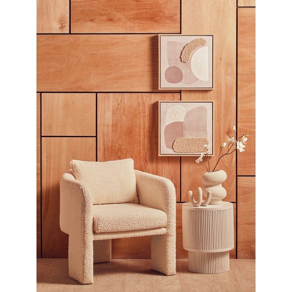 Tablouri cu ramă/pe pânză 2 buc. 3D 40x40 cm Astratto – Premier Housewares-image-2