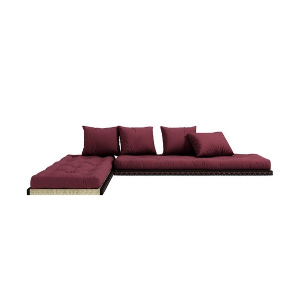 Canapea variabilă Karup Design Chico Light Bordeaux-image-4