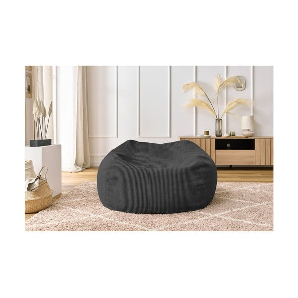 Fotoliu bean bag gri Voltaire – Bobochic Paris-image-4