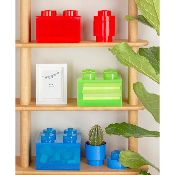 Cutie de depozitare pentru copii  roșie din plastic 25x25x18 cm – LEGO®-image-1