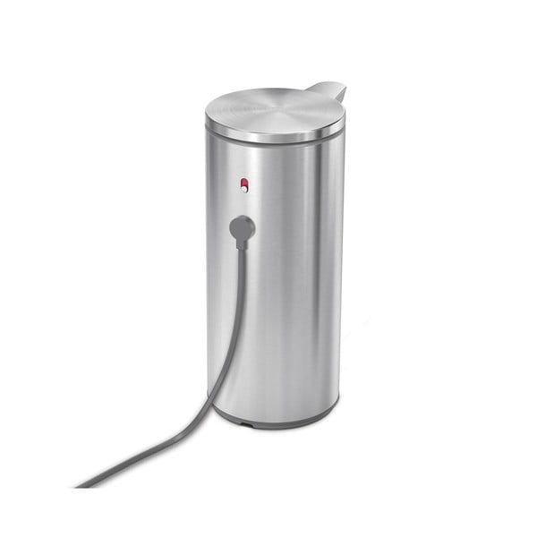 Dozator de săpun lichid argintiu mat automat din oțel 266 ml – simplehuman-image-3