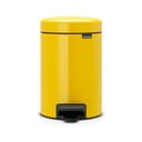 Coș de gunoi cu pedală Brabantia Newicon, 3 l, galben