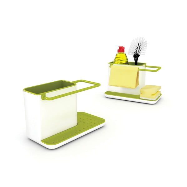 Suport pentru detergent de vase Joseph Joseph Caddy Sink Tidy, alb-verde-image-2