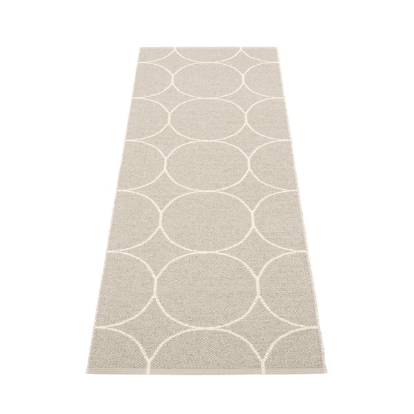 Covor tip traversă pentru interior și exterior crem 70x200 cm Boo Linen – Pappelina