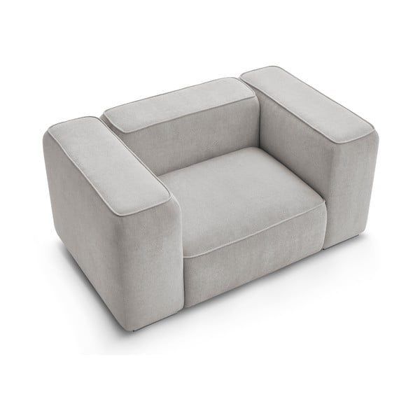 Fotoliu gri deschis Zephyr – Bobochic Paris-image-4