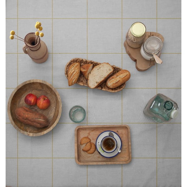 Față de masă Really Nice Things Beige Lines, 140 x 140 cm-image-2