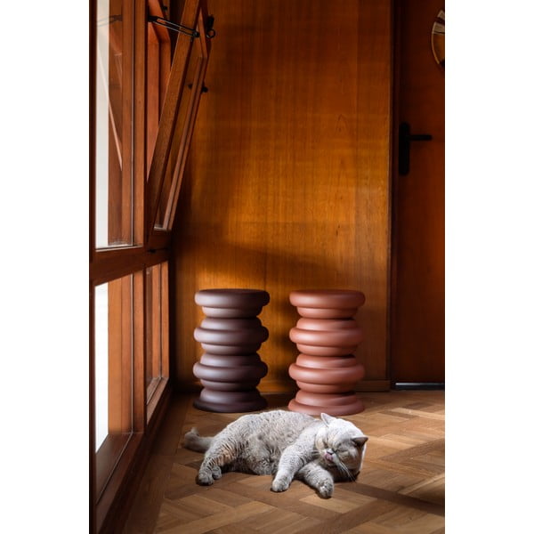 Măsuță auxiliară rotundă ø 28 cm Artemis – Dutchbone-image-2