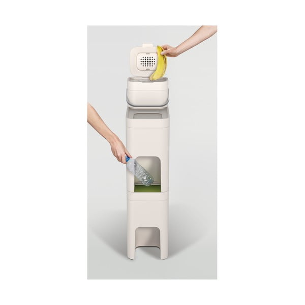 Coșuri pentru deșeuri reciclabile Joseph Joseph Intelligent Waste Stack 52, verde-image-4