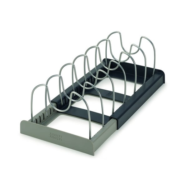 Organizator pentru capace și tigăi Joseph Joseph, gri