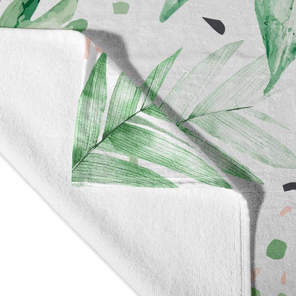 Prosop alb-verde 70x150 cm Delicate – Happy Friday-image-3