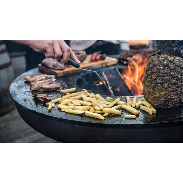 Vatră / grătar pe lemne de exterior Remundi Nero M, ø 82 cm, maro-image-1