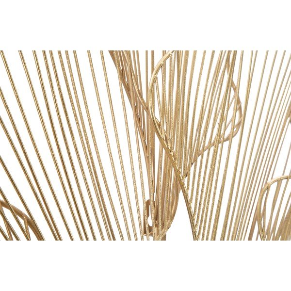 Decorațiune pentru perete Mauro Ferretti Glam Leaf, 69 x 62 cm, auriu-image-4
