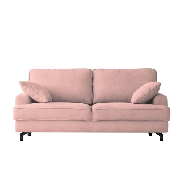 Canapea cu 3 locuri Kooko Home Salsa, roz 