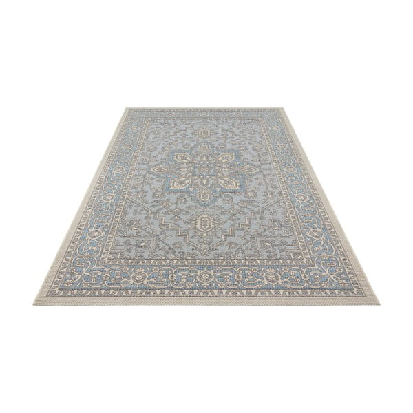 Covor adecvat interior / exterior NORTHRUGS Anjara, 200 x 290 cm, bej - albastru-image-2