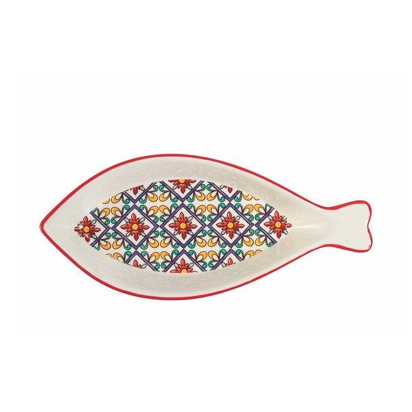 Platou adânc din piatră dolomit pentru servit pește VDE Tivoli 1996 Ornamento-image-1