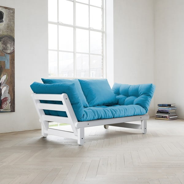 Canapea extensibilă Karup Beat White/Horizon Blue-image-2