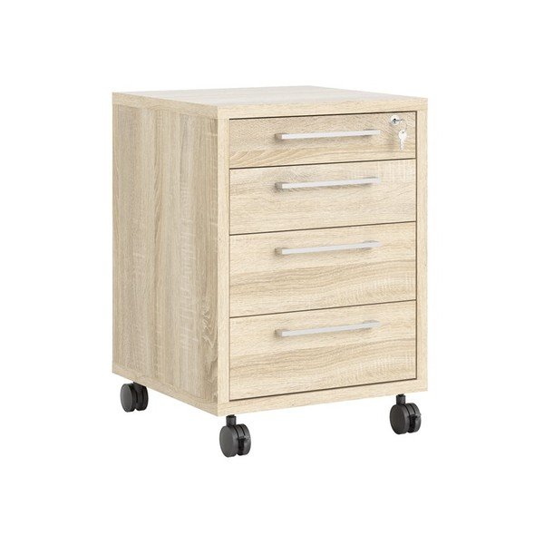 Dulap cu  aspect de lemn de stejar cu încuietoare 48x68 cm Prima – Tvilum-image-3