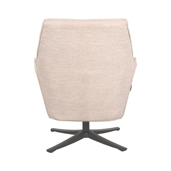 Fotoliu bej cu tapițerie din stofă bouclé Tod – LABEL51-image-4