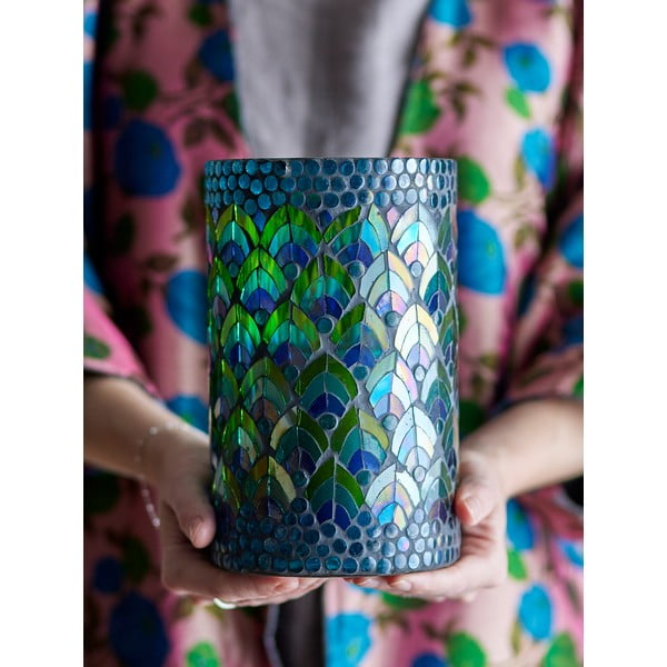 Sfeșnic pentru lumânări pastilă din sticlă Kali – Bloomingville-image-3