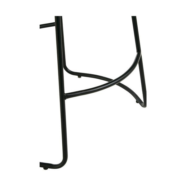 Scaun de bar negru/maro tapițat (înălțime șezut 64 cm) Brixton – Premier Housewares-image-4