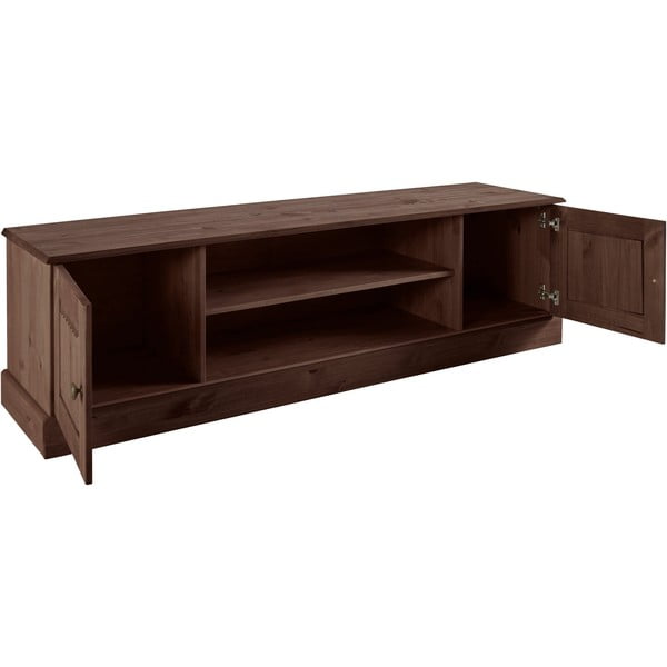 Comodă TV maro din lemn de pin 45x40 cm Mille – Støraa-image-3