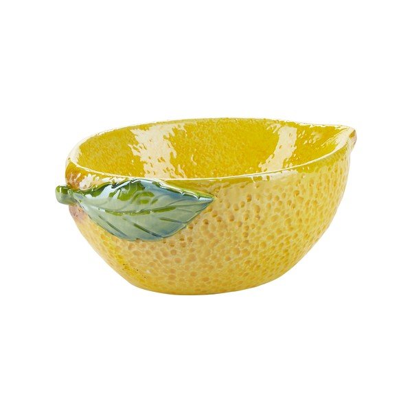 Bol din gresie ceramică Bahne & CO Lemon, galben