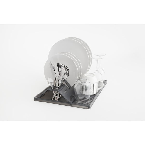Scurgător de vase pliabil gri închis Space - Rotho-image-4