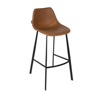 Set 2 scaune bar Dutchbone Franky, înălțime 106 cm, maro